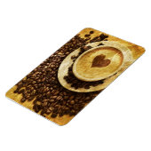 Magnet Flexible Chic Java cappuccino Café Haricots Lover café (Côté Gauche)