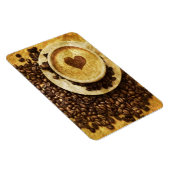 Magnet Flexible Chic Java cappuccino Café Haricots Lover café (Côté Droit)