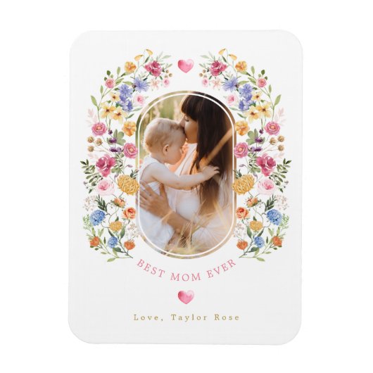 Magnet Flexible Chic Spring Fleur sauvage Garden Jardin des mères (Vertical)