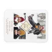 Magnet Flexible Chic Trois Photos Instant Engagé Couple Session (Horizontal)