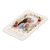 Magnet Flexible Chic Tropical Boho Floral Fête des Mères Cadeau (Côté Gauche)