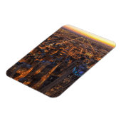 Magnet Flexible Chicago centre-ville au coucher du soleil (Côté Gauche)