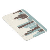 Magnet Flexible Chicago en hiver (Côté Droit)