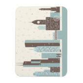 Magnet Flexible Chicago en hiver (Vertical)
