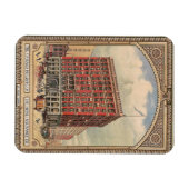 Magnet Flexible Chicago, Home Insurance Building, Vintage (Horizontal)