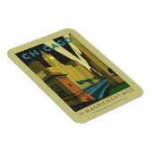 Magnet Flexible Chicago, IL - Le Magnifique Mile (Côté Droit)