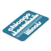 Magnet Flexible Chicago, Illinois (Côté Gauche)