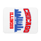 Magnet Flexible Chicago, Illinois (Horizontal)