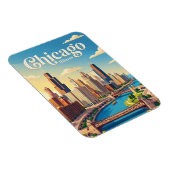Magnet Flexible Chicago Illinois (Côté Droit)