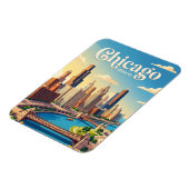 Magnet Flexible Chicago Illinois (Côté Gauche)