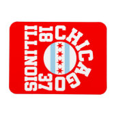 Magnet Flexible Chicago, Illinois (Horizontal)