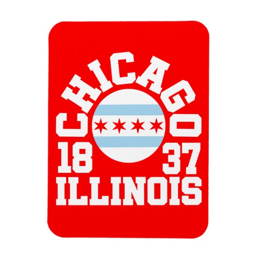 Magnet Flexible Chicago, Illinois (Vertical)