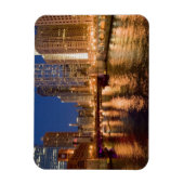 Magnet Flexible Chicago, Illinois, Skyline et Chicago River au 2 (Vertical)