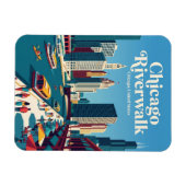 Magnet Flexible Chicago Riverwalk Illinois (Horizontal)