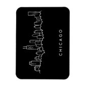 Magnet Flexible Chicago Skyline (Vertical)