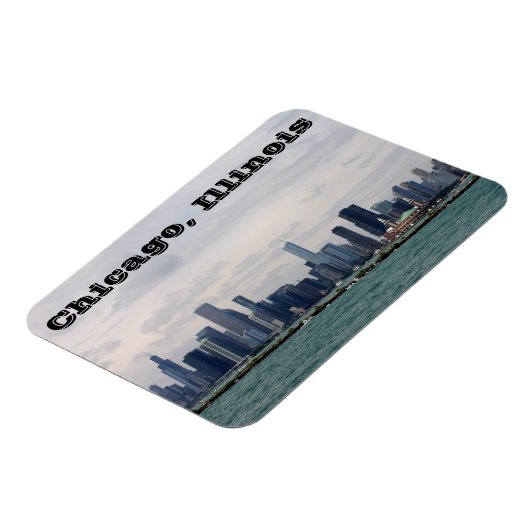 Magnet Flexible Chicago Skyline (Côté Gauche)