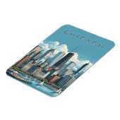 Magnet Flexible Chicago Skyline (Côté Gauche)