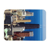 Magnet Flexible Chicago Skyline et points de repère (Horizontal)