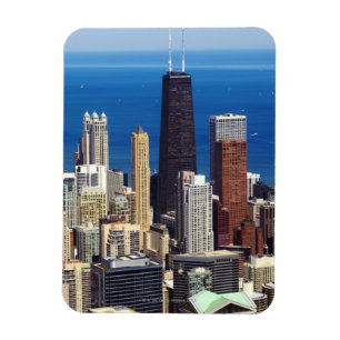Magnet Flexible Chicago Skyline et points de repère