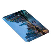 Magnet Flexible Chicago Skyline Sunset River (Côté Droit)
