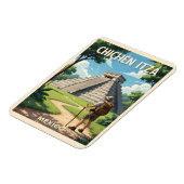 Magnet Flexible Chichén Itzá Mexique – Temple de Kukulcán (Côté Gauche)
