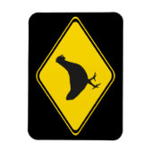 Magnet Flexible Chicken Xing ! (Vertical)