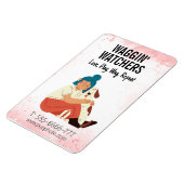 Magnet Flexible Chien assis Business Custom (Côté Gauche)