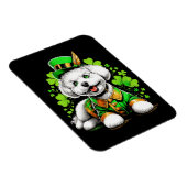 Magnet Flexible Chien Bichon Frise Saint-Patrick (Côté Droit)