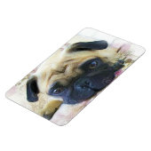 Magnet Flexible chien carlin (Côté Gauche)