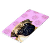 Magnet Flexible chien carlin (Côté Gauche)
