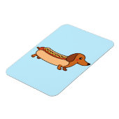 Magnet Flexible Chien chaud mignon (Côté Gauche)