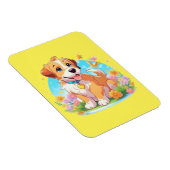 Magnet Flexible Chien chiot mignon (Côté Droit)