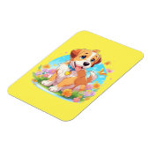 Magnet Flexible Chien chiot mignon (Côté Gauche)