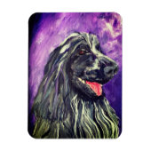 Magnet Flexible Chien Cocker Spaniel Blue Roan Peint (Vertical)