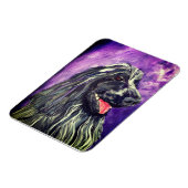 Magnet Flexible Chien Cocker Spaniel Blue Roan Peint (Côté Gauche)