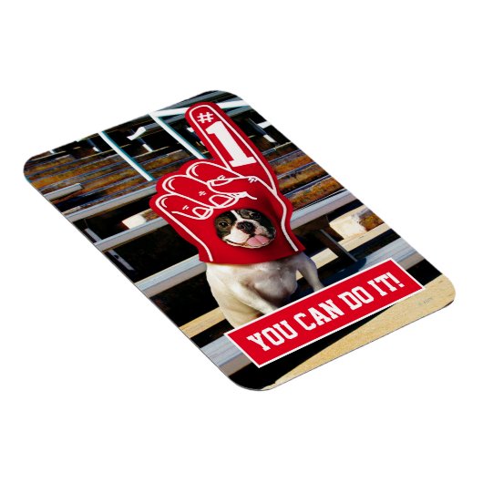 Magnet Flexible Chien dans la main de mousse (Côté Droit)