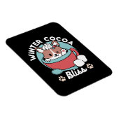 Magnet Flexible Chien dans la Mug Festive pour Vibes de vacances - (Côté Droit)