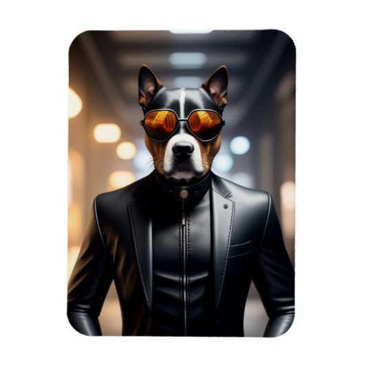 Magnet Flexible Chien dans les lunettes de soleil (Vertical)