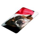 Magnet Flexible Chien de boîte de Noël (Côté Gauche)