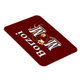 Magnet Flexible Chien de Borzoi MOM (Côté Droit)