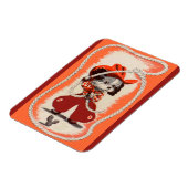 Magnet Flexible chien de cowboy (Côté Gauche)