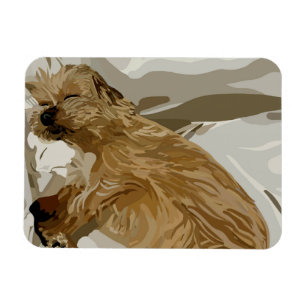 Magnet Flexible Chien de la petite marguerite
