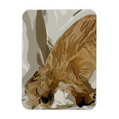 Magnet Flexible Chien de la petite marguerite (Vertical)