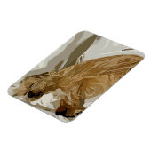 Magnet Flexible Chien de la petite marguerite (Côté Gauche)
