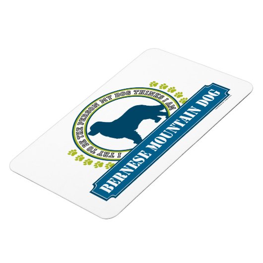 Magnet Flexible Chien de montagne bernois (Côté Gauche)