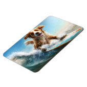 Magnet Flexible Chien de surf (Côté Gauche)