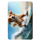 Magnet Flexible Chien de surf (Vertical)
