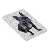 Magnet Flexible Chien de taureau français (Côté Droit)