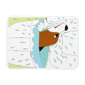 Magnet Flexible chien de toilette (Horizontal)