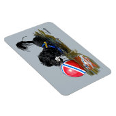 Magnet Flexible Chien d'eau portugais 2 avec boule (Côté Droit)